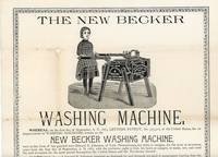 Illustrated Broadside for Letters Patent - Conferring the Transfer of The New Becker Washing Machine