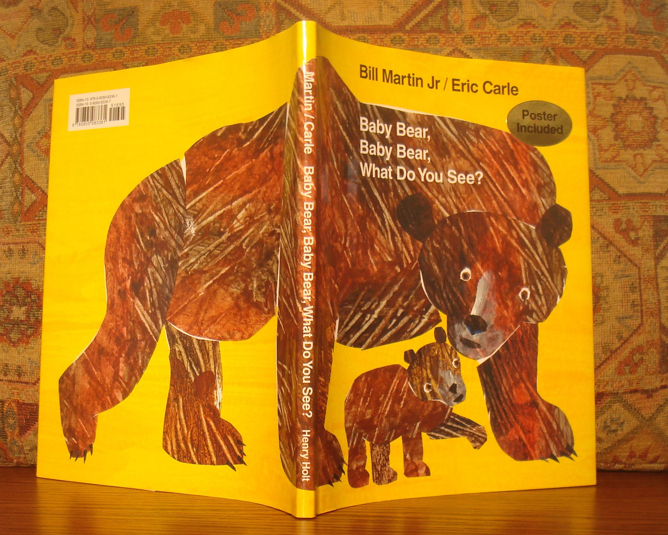 thumbnail interactive-video image 1 of Mini Tab: Baby Bear, Baby Bear, What Do You See? – Eric Carle – Board Book (Good Condition) 1 of 4