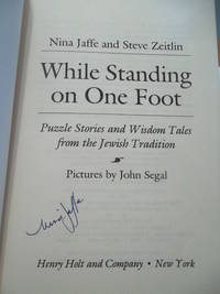 cover of While Standing on One Foot: Puzzle Stories and Wisdom Tales From the Jewish Tradition