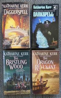 image of THE KINGDOM DEVERRY CYCLE - FIRST QUARTET. 1. DAGGERSPELL 2. DARKSPELL. 3. THE BRISTLING WOOD. 4. THE DRAGON REVENANT. 4 VOLUME SET.