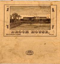 Folding carboard lunch box, titled Brock House, Enterprise, Fla. on one side, and Lunch on the other