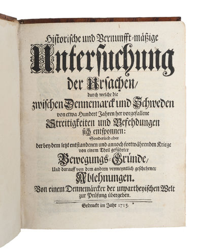 Historische und Vernunft-mässige Untersuchung…