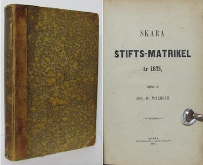Skara stifts-matrikel år 1875.