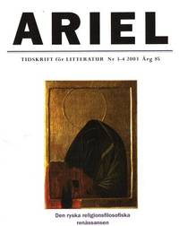 Ariel 3-4 2003 årgång 85. Tidskrift för…