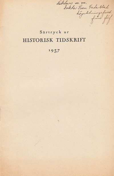 Karlskrönikans datering [= rubrik].