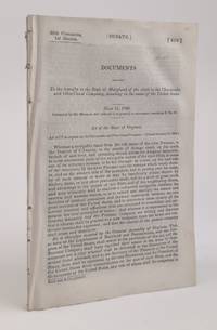 DOCUMENTS RELATING TO THE TRANSFER TO THE STATE OF MARYLAND OF THE STOCK IN THE CHESAPEAKE AND OHIO CANAL COMPANY, STANDING IN THE NAME OF THE UNITED STATES