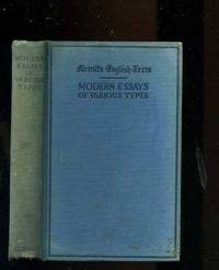 image of MODERN ESSAYS OF VAIOUS TYPES