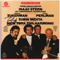 From Lincoln Center: Isaac Stern 60th Anniversary Celebration. (Vinyl LP) by Composers Antonio Vivaldi and W. A Mozart - Signed First Edition - 1981. - from Orpheus Books (SKU: 14111)