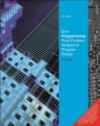 image of C++ Programming From Problem Analysis to Program Design