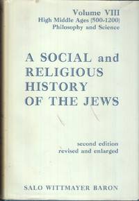 cover of Social and Religious History of the Jews, Volume 8