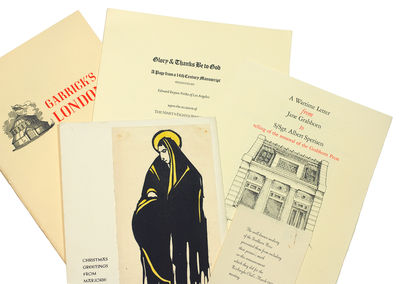 1950. San Francisco: 1950, 1980, MCMXCV (1995), 1969. 5 pieces of printed ephemera of various sizes ...