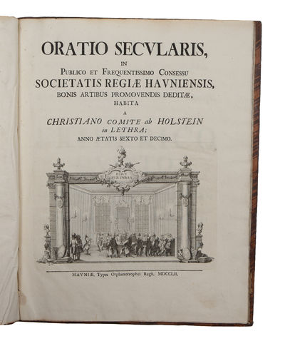 Oratio Secularis in publico et frequentissimo…