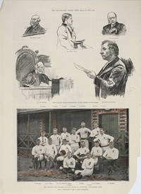 image of The England and Scotland Football Match at Edinburgh: the English Team