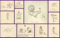 A Series of 10 Original Whimsical Verses with Pen & Ink Illustrations