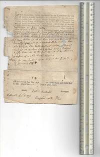 image of Two deeds for Hancock County being settled one– 1797; the second one 1794. Rare early American ephemera.