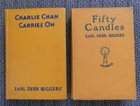 CHARLIE CHAN CARRIES ON / FIFTY CANDLES (with THE AGONY COLUMN).  2 BOOKS IN TOTAL.