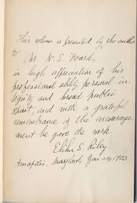 [SIGNED PRESENTATION] [AMERICANA] CORRESPONDENCE OF “FIRST CITIZEN” -- CHARLES CARROLL OF CARROLLTON, AND “ANTILLON”--DANIEL DULANEY, JR., 1773, WITH A HISTORY OF GOVERNOR EDEN’S ADMINISTRATION IN MARYLAND