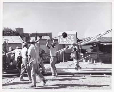 The Old Man and the Sea (Original photograph of Spencer Tracy on the set of the 1958 film)