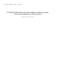 A synopsis of the species of Luzula, subgenus…