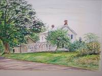 image of Original Artwork Entitled "Farm House, Clove Valley Road, Dutchess Co., NY"