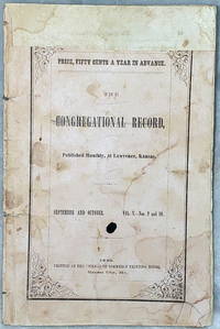 image of The Congregational Record, Vol. V., Nos 9 & 10 (September And October)