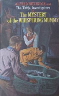 image of Alfred Hitchcock and the three investigators in The Mystery of The Whispering Mummy