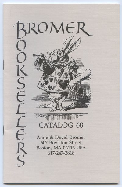 [Bookseller Catalog]: Bromer Booksellers: Catalog 68