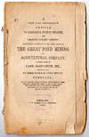 New and Important Article to Preserve Public Health, and Promote Private Comfort; Manufactured Exclusively in the United States by the Great Pond Mining and Agricultural Company, at Their Works in Cape Elizabeth, Me., and Sold Only at Their Office in Union Street, Portland, and at Agencies That Are Being Established in Other Principal Towns and Cities in the United States. The Subjoined Pages Will Explain the Effect and Value of This Article to All Desirous of Using It