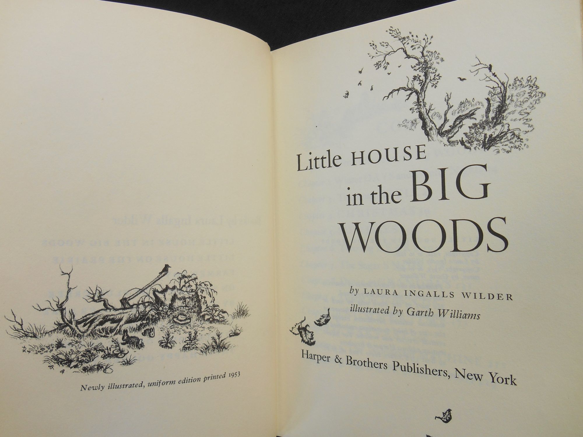 Little House in the Big Woods by Garth (Illustrations) Laura Ingalls