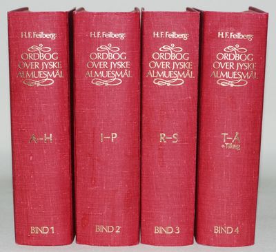 Bidrag til en ordbog over jyske Almuemål. 4 bind.…