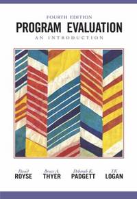 Program Evaluation : An Introduction
