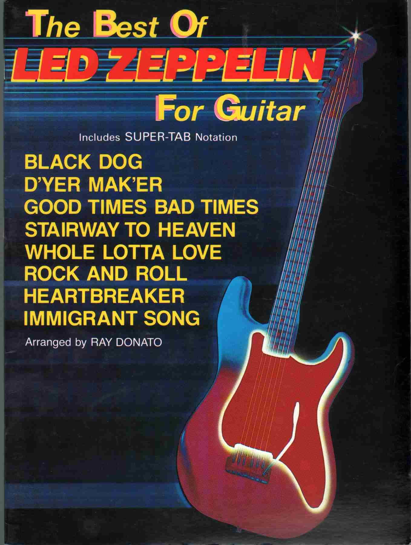 The Best Of Led Zeppelin For Guitar Includes Super Tab Notation By Led Ray Donato Zeppelin Paperback 19 From The Avocado Pit Sku The Best Of Led Zeppelin For Guitar Includes Super Tab Notation By Led Ray Donato Zeppelin Paperback 19 From The Avocado Pit Sku