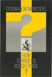 cover of Original poster for the 1985 Stockholm Monsters single, "How Corrupt is Rough Trade?