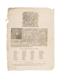 Whereas It Hath Pleased Almighty God to Call to His Mercy Our Late..