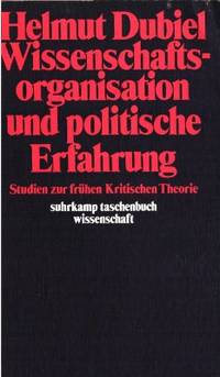 Wissenschaftsorganisation und poltische…