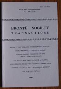 image of Brontë Society Transactions 1984 Part 94 Number 4 Volume 18