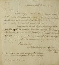 Autograph letter signed ("Benjn. West"), to Charles Burney, Jr, regarding Fuseli's lectures to the Royal Academy