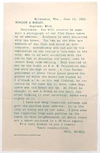 Advertisement for Mail Order "Portable Houses" by Mershon & Morley