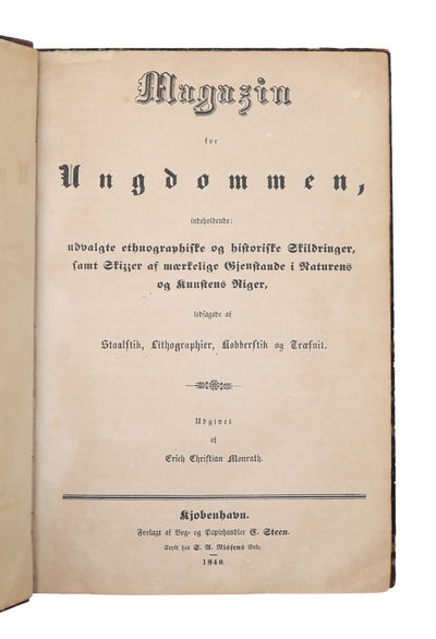 Magazin for Ungdommen, indeholdende udvalgte…