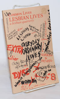 Common Lives/Lesbian Lives: a lesbian feminist quarterly; #8, Summer 1983 by Wells, Jess, Judith A. Stein, Joan Nestle, Sapphire, Elana Dykewomon, et al - 1983