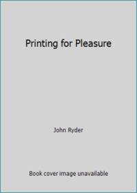 cover of Printing for Pleasure