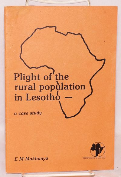 Pretoria: Africa Institute of South Africa, 1980. 38p., 5.5x8.5 inches, abstract, conclusion, refere...