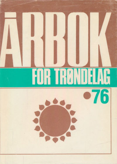 ÅRBOK FOR TRØNDELAG.
