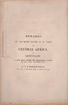 Remarks on the Recent Travels of Dr. Barth in Central Africa, or Sudan
