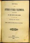 View Image 1 of 5 for Historia de la Antigua o Baja California with Relacion Historica de la Vida del Venerable Padre Fray... Inventory #BOOKS005759