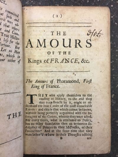 London: printed for Henry Rhodes at the Star, 1695. First English Edition. Hardcover. Octavo, , 228,...