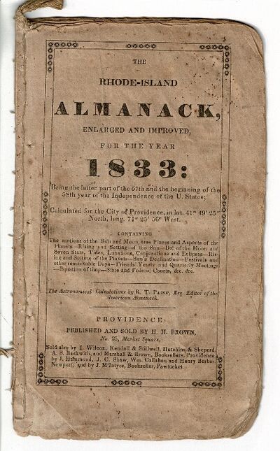 The Rhode-Island almanack, enlarged and improved,