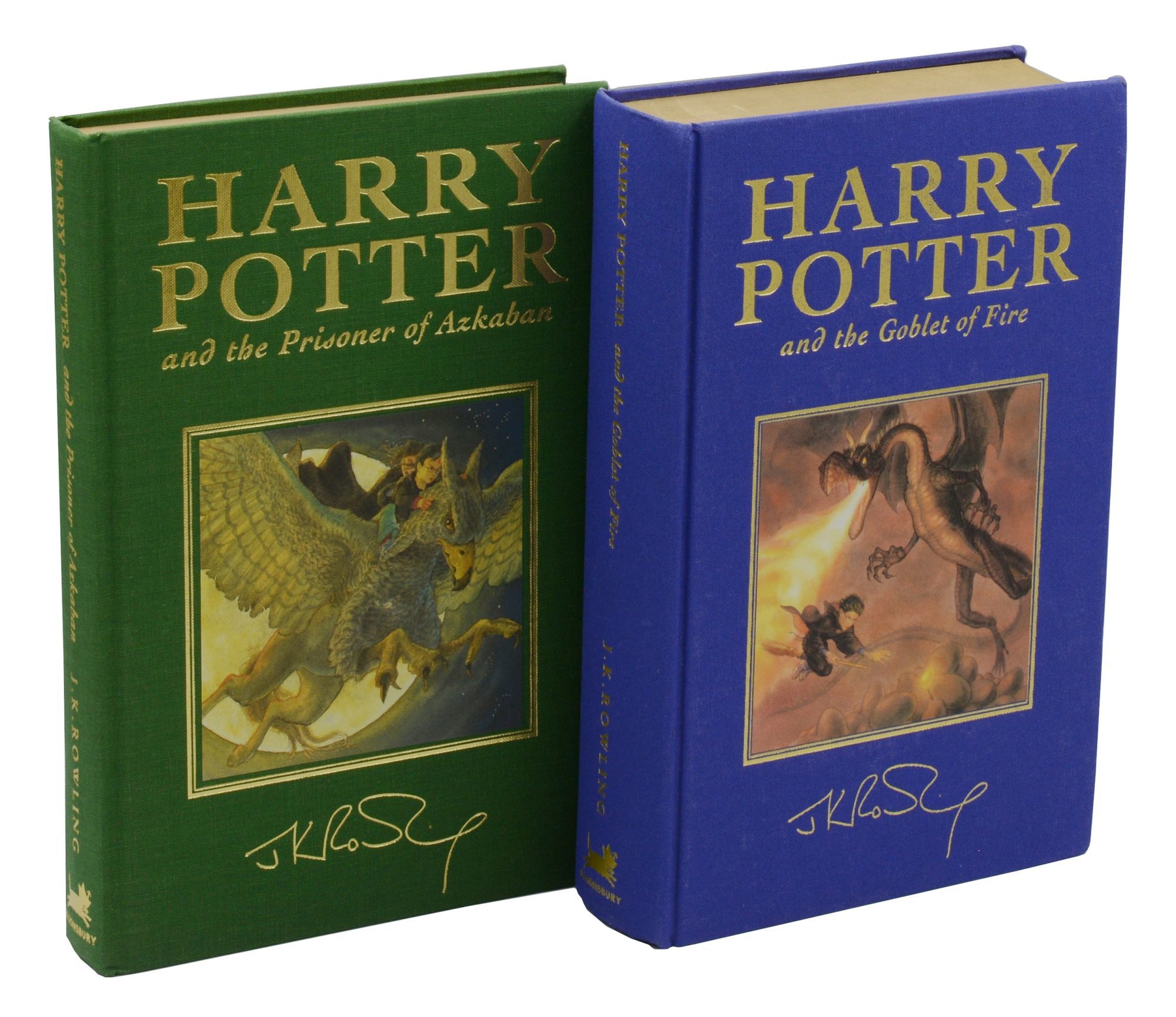 Harry Potter, complete set of the collector's deluxe editions ...