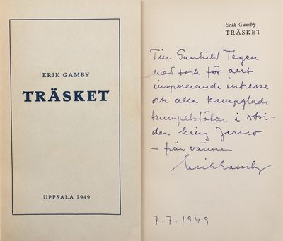 Träsket. [En bok om författarskapets villkor. En…