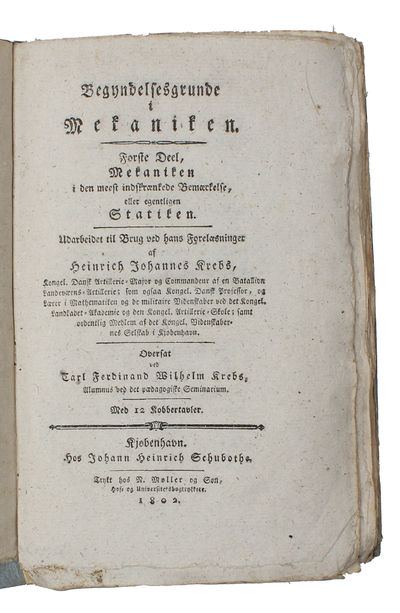 Begyndelsesgrunde i Mekaniken i den meest…